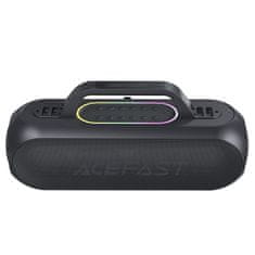 AceFast Brezžični zvočnik za karaoke 200 W z 2 mikrofoni USB-C, črn