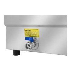 Royal Catering Bemar vodni grelnik s pipo in steklenim pokrovom 2200 W 30 l + 5x posoda GN1/2