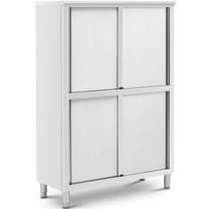 Royal Catering Gastronomski skrinja iz nerjavečega jekla z drsnimi vrati 200 kg 120 x 50 x 180 cm