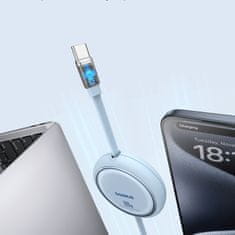 BASEUS Izvlečni kabel USB-C 100 W Free2Draw Mini 1 m, modri