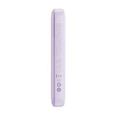 BASEUS Powerbank z zaslonom 10000mAh 22,5W + kabel USB-A / USB-C vijoličen