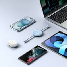 BASEUS Izvlečni kabel USB-C 100 W Free2Draw Mini 1 m, modri