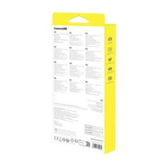 BASEUS Zunanja USB WiFi kartica 2,4 GHz 5 GHz 650 Mb/s z anteno 6 dBi, črna