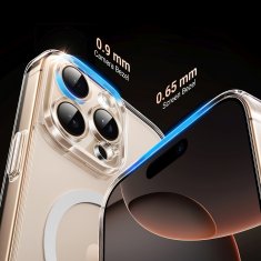 Ugreen Etui za iPhone 16 Pro Classy Clear Magnetic z MagSafe - prozoren