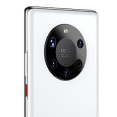 BASEUS Folia za aparat Huawei Mate 40 Pro+ 0,3 mm prozorna + komplet za čiščenje KOMPLET 2 kos.