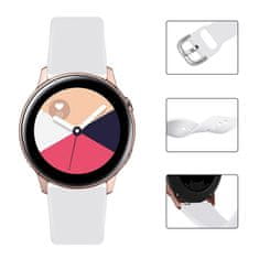 HURTEL Univerzalni silikonski pas za pametno uro Silicone Strap TYS širina 20 mm siva