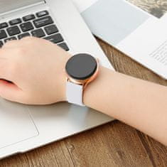 HURTEL Univerzalni silikonski pas za pametno uro Silicone Strap TYS širina 20 mm siva
