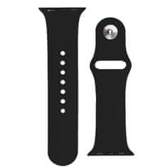 HURTEL Silikonski pas za uro Apple Watch Ultra 2-9/SE 42/44/45 mm Silicone Strap APS črn