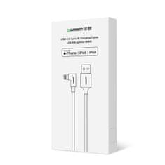 Ugreen Kabel za iPhone Lightning - USB-A MFi 2,4 A, 1 m, rdeč