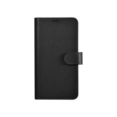 iCARER Usnjen etui za Samsung Galaxy S23 Wallet Case črn