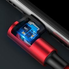 Ugreen Kabel za iPhone Lightning - USB-A MFi 2,4 A, 1 m, rdeč