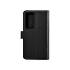 iCARER Usnjen etui za Samsung Galaxy S23 Wallet Case črn