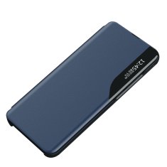 HURTEL Etui pokrowiec do Samsung S24 Ultra z klapką i podstawką Eco Leather View Case niebieski
