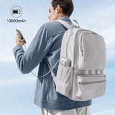 BASEUS Powerbank Free2Pull 10000mAh 30W z USB-C portom in raztegljivim USB-C kablom - siv