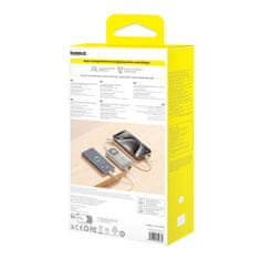 BASEUS Powerbank Free2Pull 10000mAh 30W z USB-C portom in raztegljivim USB-C kablom - siv