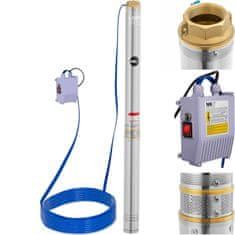 MSW Globinska črpalka za globinske vodnjake STAL 3000 W 10800 l/h do 96 m