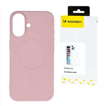 WOZINSKY Silikonska torbica za Samsung Galaxy S24 FE Silicone Case MagSafe - roza