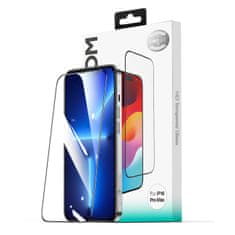 Joyroom 2,5D HD prahotesno kaljeno steklo s črnim okvirjem za iPhone 15 Plus/16 Plus