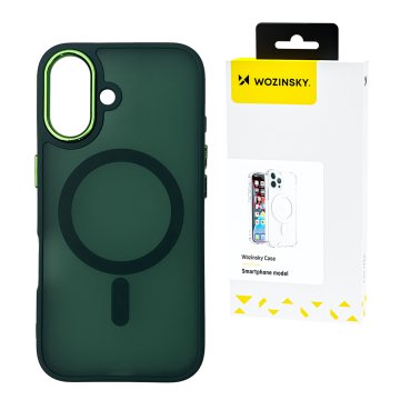 WOZINSKY Etui za Samsung Galaxy S24 FE Fashion Case z MagSafe - zeleno