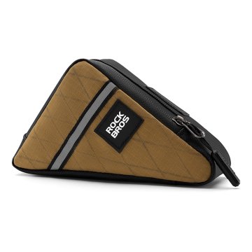 ROCKBROS Torba sakwa trójkątna na ramę rowerową 0.3l - brązowa