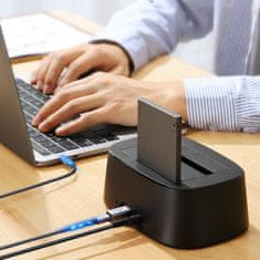 Ugreen Adapter, vtičnica USB-C na USB-B za tiskalnik diska - siva