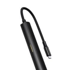 Ugreen Slušalka z ojačevalnikom, adapter USB-C na mini jack 3,5 mm, črn