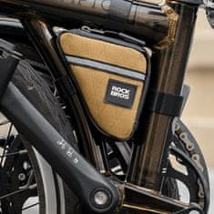 ROCKBROS Torba trójkątna na ramę rowerową 0.25 l - brązowa