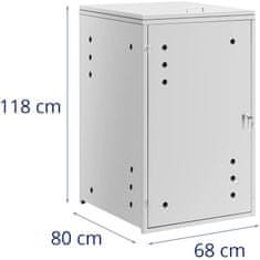 Uniprodo Pokrov za smetnjak z ventilacijo 240 l