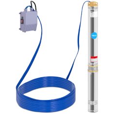 Hillvert Globinska črpalka za globinske vodnjake iz nerjavečega jekla 6000 l/h do 101 m