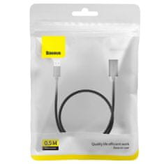 BASEUS Podaljšek kabla USB 2.0 0,5 m črn