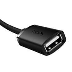 BASEUS Podaljšek kabla USB 2.0 0,5 m črn