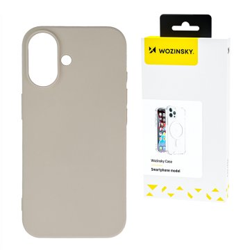WOZINSKY Silikonska torbica za Samsung Galaxy S24 FE Silicone Case - bež