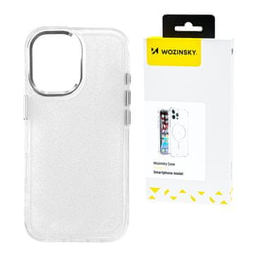 WOZINSKY Zaščitni etui za Samsung Galaxy S24 FE Glitter Case - prozoren z bleščicami