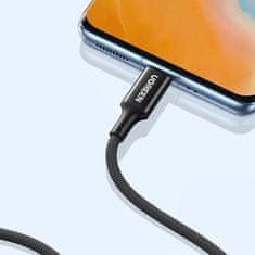 Ugreen USB-C kabel v opletu PD 100 W 5 A 480 Mb/s 1 m črn