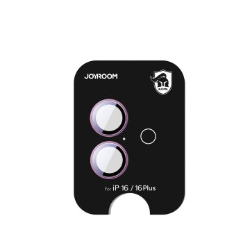 Joyroom Zaščitno steklo za objektive iPhone 16/16 Plus - roza
