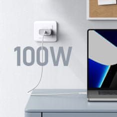 Ugreen USB-C kabel v opletu PD 100 W 5 A 480 Mb/s 1 m bel