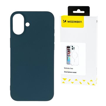 WOZINSKY Silikonska torbica za Samsung Galaxy S24 FE Silicone Case - modra