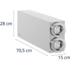 Royal Catering Dispenser za enkratne skodelice z 2 dozorji STAL 81 - 89 mm