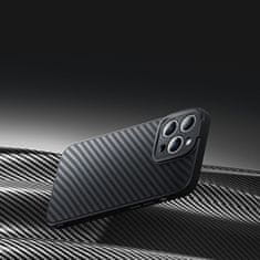 BASEUS Armored iPhone 14 Pro MagSafe etui + kaljeno steklo Synthetic Fiber črno