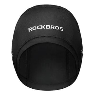 ROCKBROS Kolesarska kapa z izrezom za očala - črna