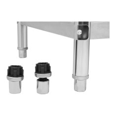 Royal Catering Delovni pult iz jekla s polico 200x60cm