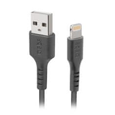 SBS Kabel z certifikatom MFi USB-A - iPhone Lightning 1 m - črn