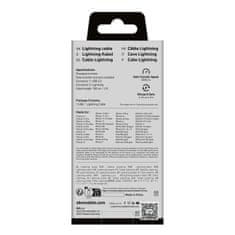 SBS Kabel z certifikatom MFi USB-A - iPhone Lightning 1 m - črn