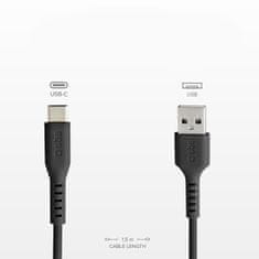 SBS Kabel USB-A - USB-C 1,5 m - črn