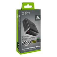 SBS Powerbank 10000 mAh Power Delivery - črn