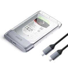 Orico Torba za disk TX25C3 2,5'' HDD / SSD USB-C 5 Gb/s – prosojna