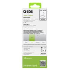 SBS USB-A omrežni polnilnik 10 W – bel