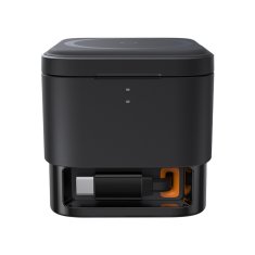 BASEUS 2v1 brezžični polnilnik 20 W MagSafe Qi z raztegljivim kablom USB-C, črn