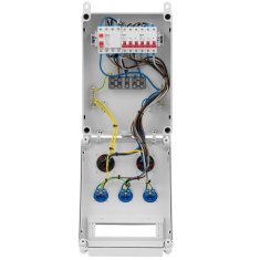 MSW Električna razdelilna plošča 3 x Schuko 2 x CEE, diferenčni stikalnik 2 x instalacijski