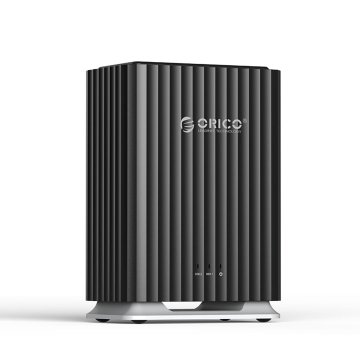 Orico Ohišje 9728C3 za 2 diska 2,5'' HDD / SSD / 3,5'' HDD – črno